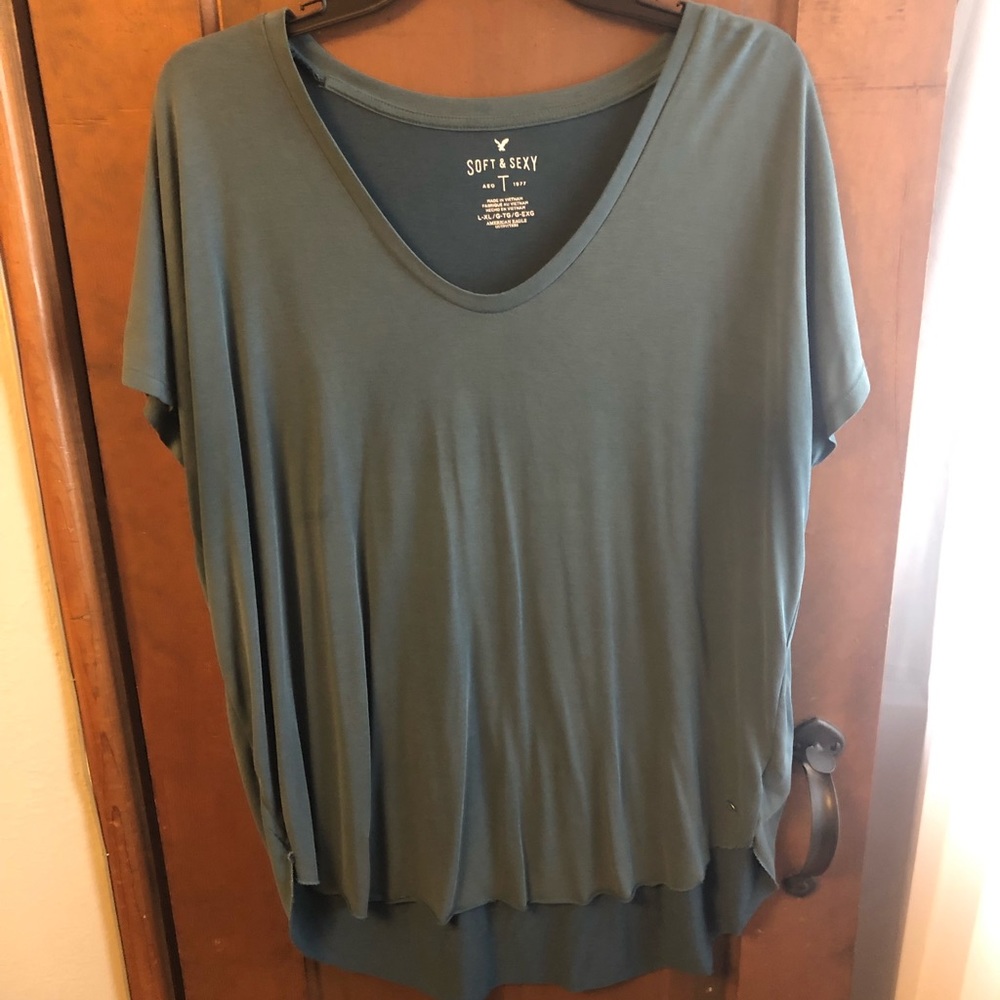 American Eagle Super Soft and Sexy V Neck Tee
